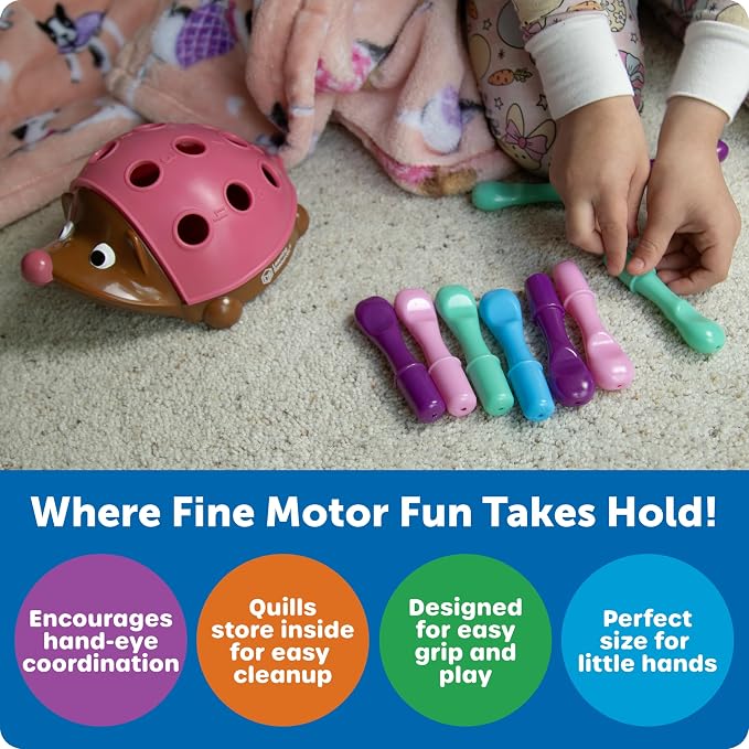 Learning Resources Spike The Fine Motor Hedgehog Pink
