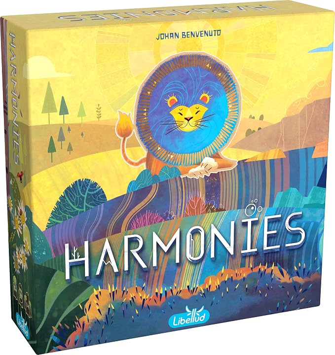 Asmodee Harmonies Board Game - Create Oneiric Landscapes, Strategic & Poetic Gameplay, Fun Family Game for Kids & Adults, Ages 10+, 1-4 Players, 30 Min Playtime, (Multilingual Edition) | Create Oneiric Landscapes! Fun Family Strategy Game for Kids & Ad...