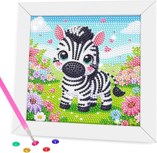 Nardoll Diamond Art Kits - Arts and Crafts - Diamond Art Painting with Wooden Frame - GEM Art for Girls Boys Adults Beginners Home Wall Decor Gifts