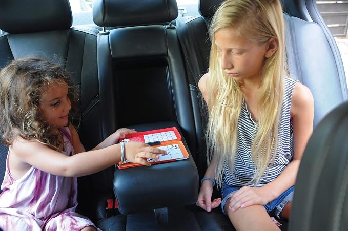 Magnetic Travel Tic Tac Toe - Includes 4 in a Row Game Too - Car Games , Airplane Games and Quiet Games