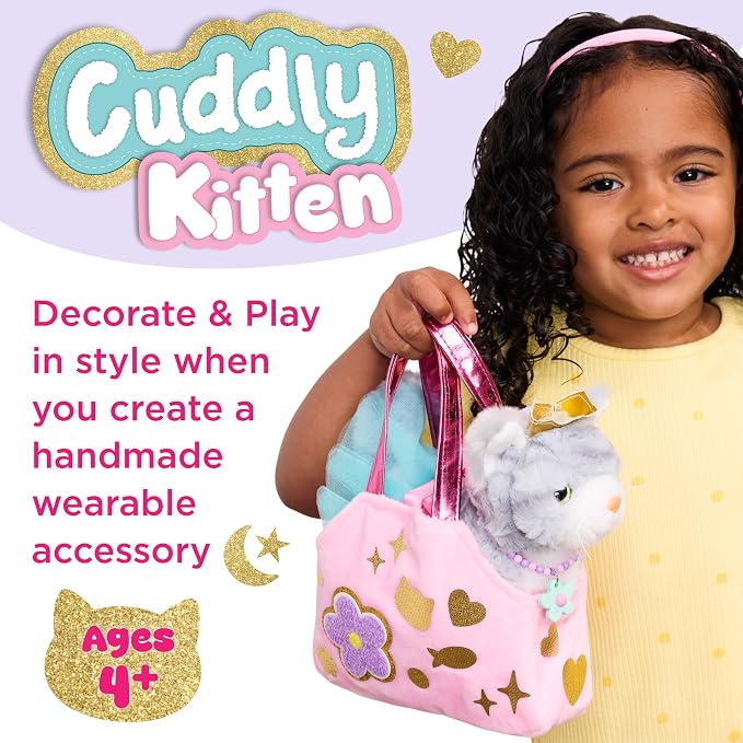 Creativity for Kids Cuddly Kitten Kit, Adopt & Accessorize Your Pet