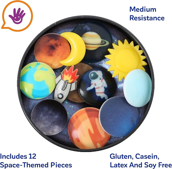 Fun & Function The Original Discovery Putty - Therapy Putty for Kids w/Hidden Space Pieces - Intergalactic Odyssey Set for Kids with Special Needs