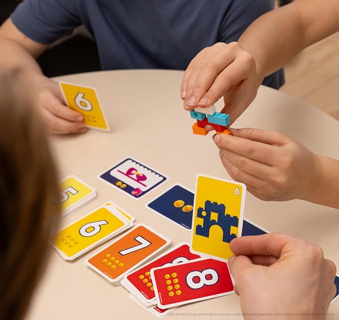 Asmodee Brick Like This! The Official Lego Party Game - A Fast, Fun Building Game for Families, Kids, Teens & Adults, Ages 7+, 2-8 Players, 15 Minute Playtime | A Fast, Fun Building Game for Families, Kids, Teens & Adults, Ages 7+, 2-8 Players, 15 Minu...