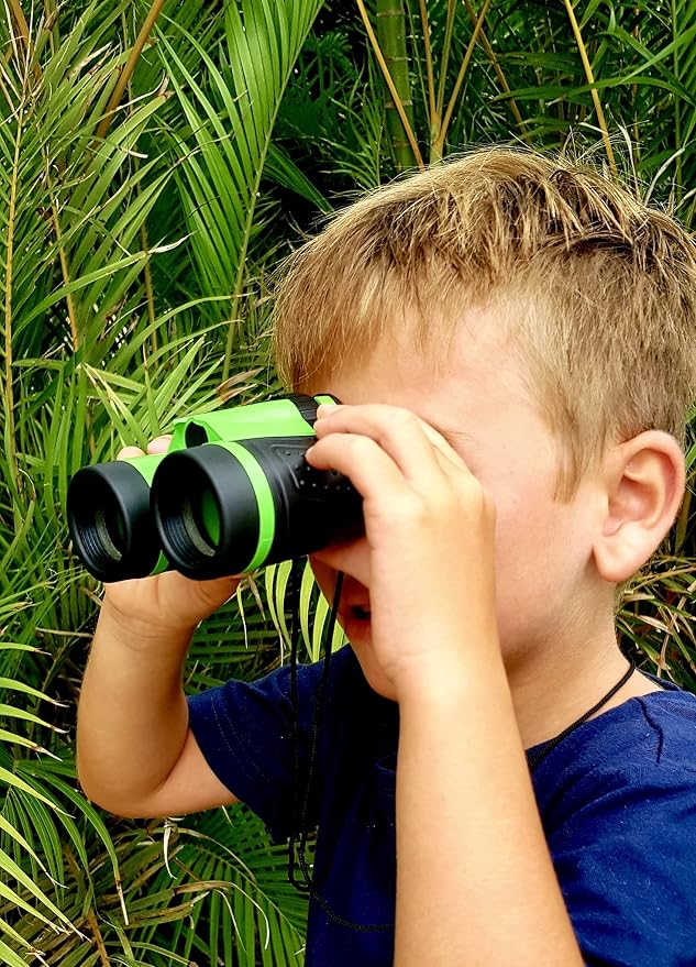 Adventure Kidz Outdoor Exploration Kit, Children’s Binoculars with Case, Flashlight, Compass, Whistle, Magnifying Glass, Backpack. Great Kids Gift Set for Camping, Hiking, STEM and Pretend Play | Binoculars, Flashlight, Compass, Fox Whistle, Magnifying...