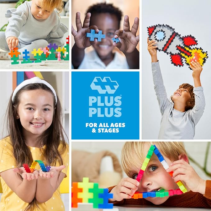PLUS PLUS 240 Piece Botanica Mix - Mini Waffle Blocks Classroom Must Haves
