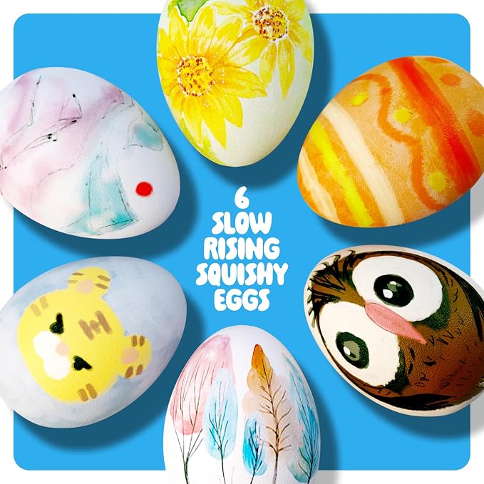 Taba Squishy Making Kit for Kids - Gifts for Girls - Kids Crafts - 6 7 8 9 10 11 12 Year Old Girl Birthday Gift - Squishies Craft Kits - Arts and Crafts for Kid for 8-12 - Toys for Girls (Easter)