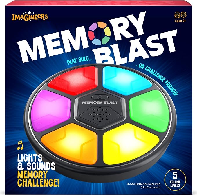 Memory Game for Kids - Gifts for Boys & Girls - 6 7 8 9 10 11 Year Old Boy Birthday Gifts - Toys for 10 Year Old Boy - Handheld Car Travel Road Kids Game for Ages 4-8, 6-8, 8-12 Years