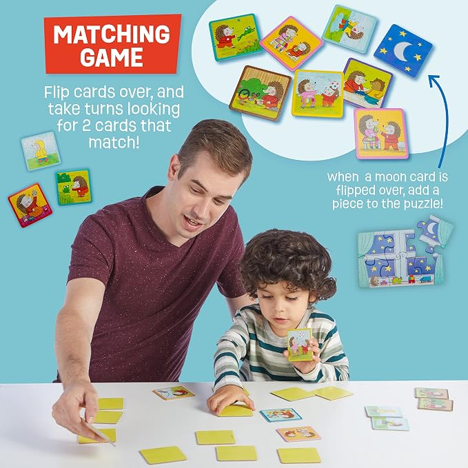 Peaceable Kingdom Sunny and Stormy Day Book and Game | A cooperative game where players team up to win together. Ages 3+.