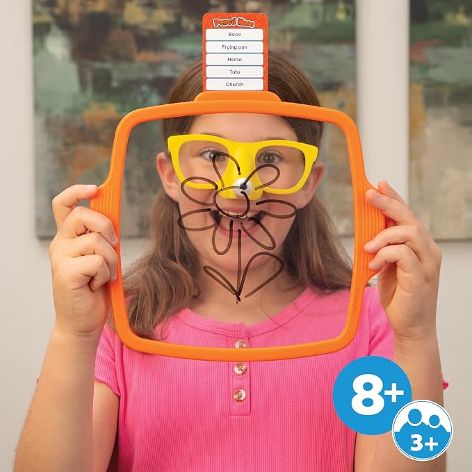 Pencil Nose Board Games for Family Night Ultimate Drawing Game Multi-Player | Family Game, Kids Games, Multi-Player, Board Games for Family Night, Preschool Toys, Hand-Eye-Coordination Game