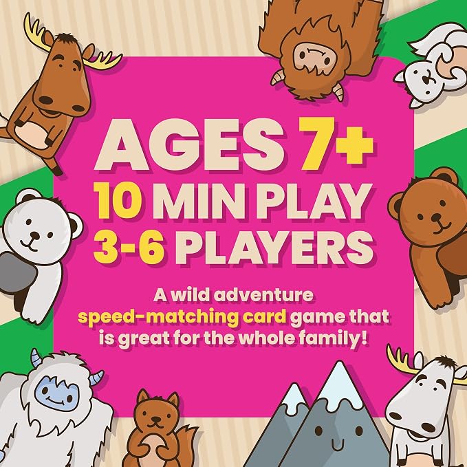Moose Match Mayhem Speed-Matching Card Game by Taco Cat Games, Ages 7+