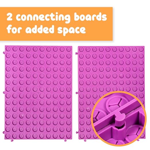 Spark & Wow Calm Down Threading Boards, Plumly, Set of 2 | Sensory Activity Board, Autism Toys for Play Therapy, ADHD Toys for Sensory Play