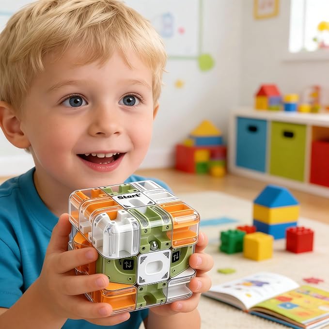 3D Cube Puzzle for Kids, Color-Match Puzzle Game, Engaging Brain Teaser Toy, Educational Focus Game Gift for Kids