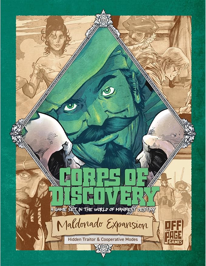 Corps of Discovery: Maldonado Expansion | Hidden Traitor & Cooperative Modes for the Adventure Board Game, 2–4 Players, Ages 14+
