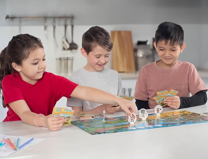 My First Treasure Hunt Cooperative Board Game for Kids Ages 4+, 1-4 Players | Cooperative treasure island adventure, kids work together to find buried treasure. Fun for the whole family.