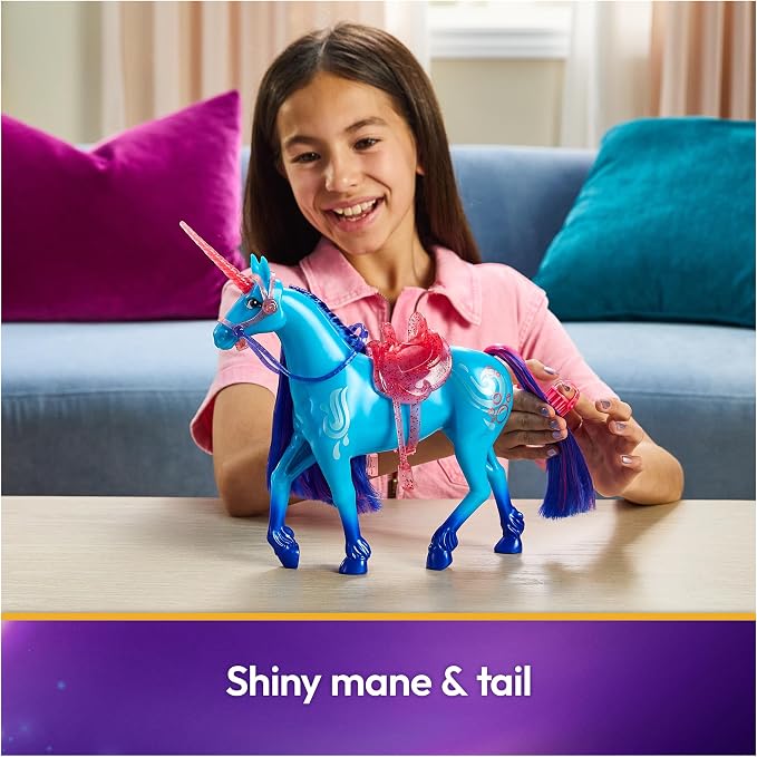 Unicorn Academy 11-inch River Figure, Dolls & Unicorn Toys, Ages 4+ | Power of Friendship, Poseable Head, Brushable Mane & Tail, Recreate Show Moments, Storytelling Play, Birthday Gifts for Girls
