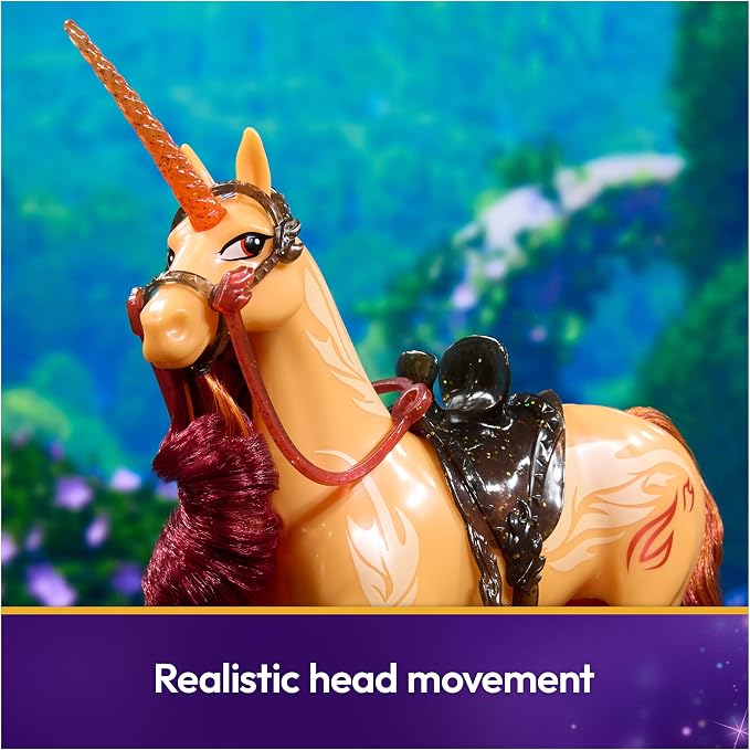 Unicorn Academy 11-inch Cinder Figure, Dolls & Unicorn Toys, Ages 4+ | Power of Friendship, Poseable Head, Brushable Mane & Tail, Recreate Show Moments, Storytelling Play, Birthday Gifts for Girls