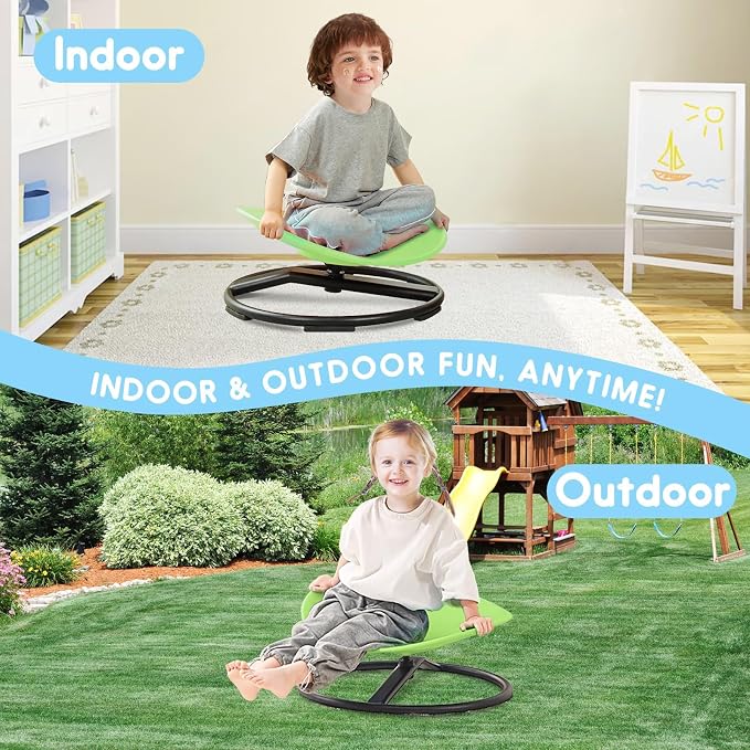 Sensory Spinning Chair for Autistic Kids,Sit and Spin Toy Age 3+ | Autism Chair Helps Improve Coordination, Attention And Core Strength, Fun Sensory Toy With Stable Swivel Design For Any Space