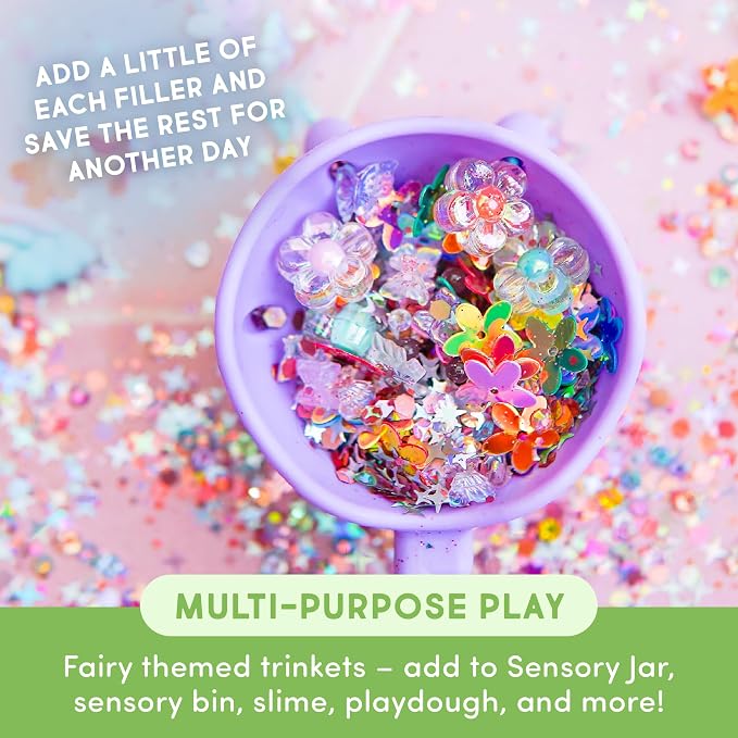 Glo Pals Play Pack Bundle, Jar, Light Up Cubes & Fillers, Abby Cadabby | Sesame Street Character Water-Activated Bath Toy Cubes Glow Pink and Purple, Light-Up Sensory Jar, Themed Fun Fillers