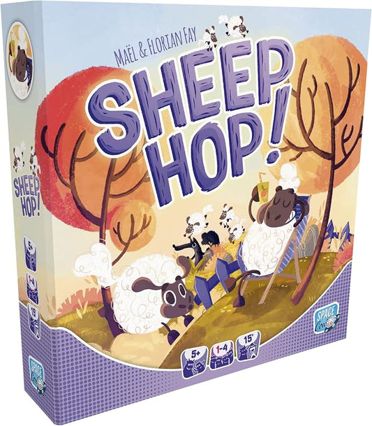 Sheep Hop Board Game (Multilingual Edition) | Cooperative Strategy Game, Fun Family Game for Kids & Adults, Ages 5+, 1-4 Players, 15 Minutes