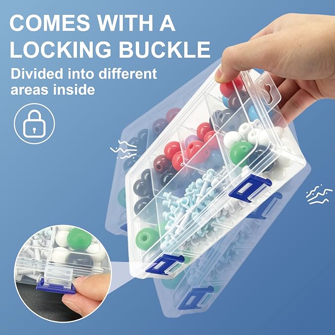 Molecular Model Kit(240 Pieces),Organic Chemistry Model Kit for Organic and Inorganic Chemistry Learning,Chemistry Set,A Fullerene Set