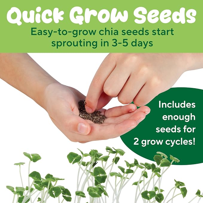 Creativity for Kids Plant-a-Pet Barnyard Pig Kit | Decorate, Plant & Grow Your Own Pet | Chia Seed Gardening Craft | Spring Crafts & Screen-Free Kids Activity (Ages 6+)