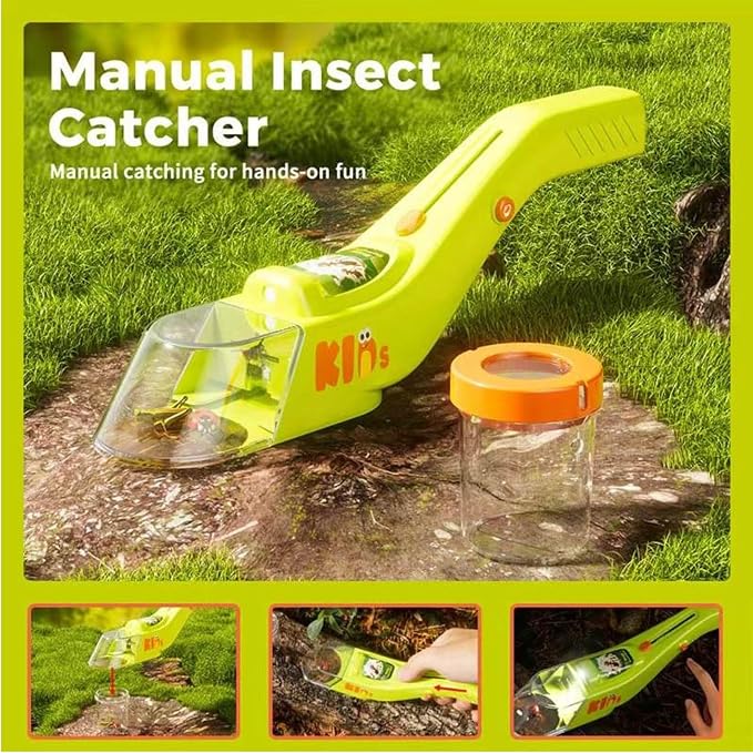 Bug Catcher for Kids – Bug Catching Kit with Modular Bugs Maze, Bug Terrarium for Kids, STEM Outdoor Science Toy & Bug Farm for Kids Ages 4–8