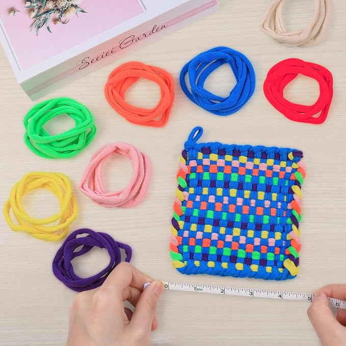 IQKidz 224 PCS Loom Loops Refill for Potholder Weaving Loom Kit Toys, Elastic DIY Arts and Crafts Loops Supplies for Kids Beginners, Perfect Birthday Gifts for 5 6 7 8-12 13 Year Old Girls (Pack of 3)