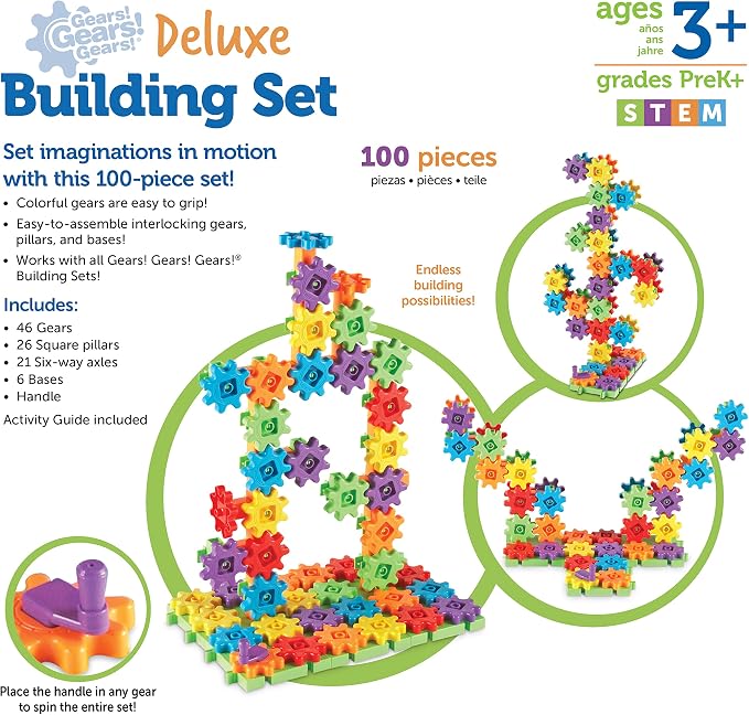 Learning Resources Gears Deluxe Building Set