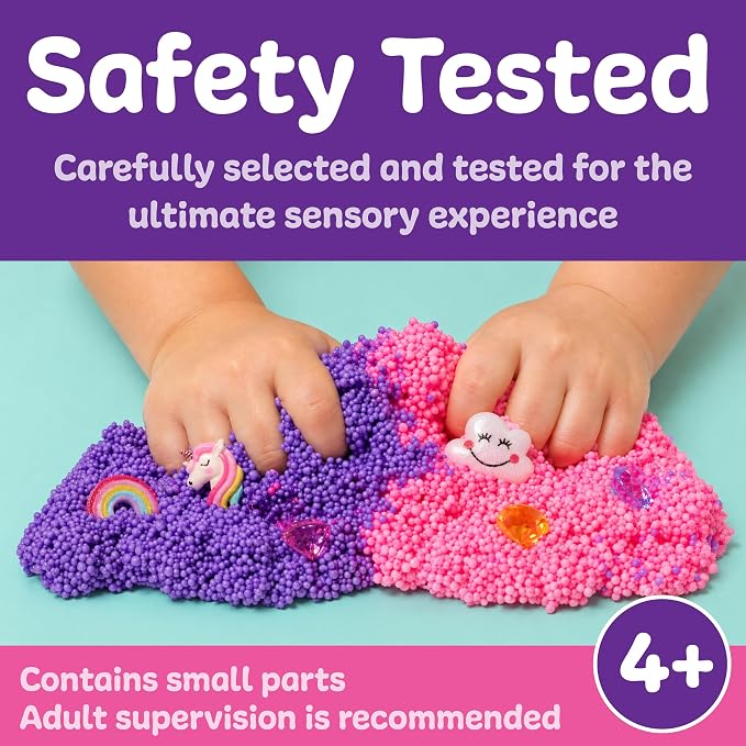 Creativity for Kids Sensory Surprise Unicorn Kit | Crunchy Sensory Foam Toy for Kids | Dig, Squeeze & Discover Hidden Unicorn Surprises | Mess-Free, Screen-Free Travel Toy (Ages 4+)