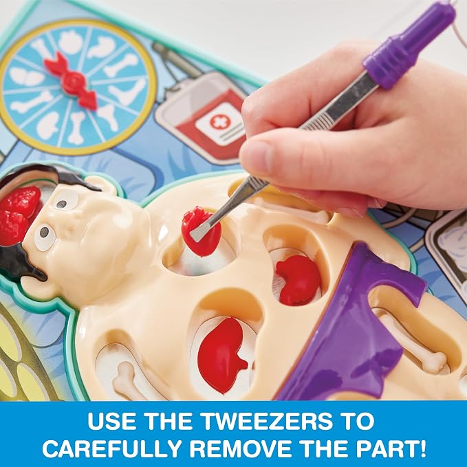 Game Zone - Doctor's Dilemma - Family Board Game for Kids | Operate with steady hands to help the patient - a giggly first skill game that builds focus and turn-taking, Ages 3+