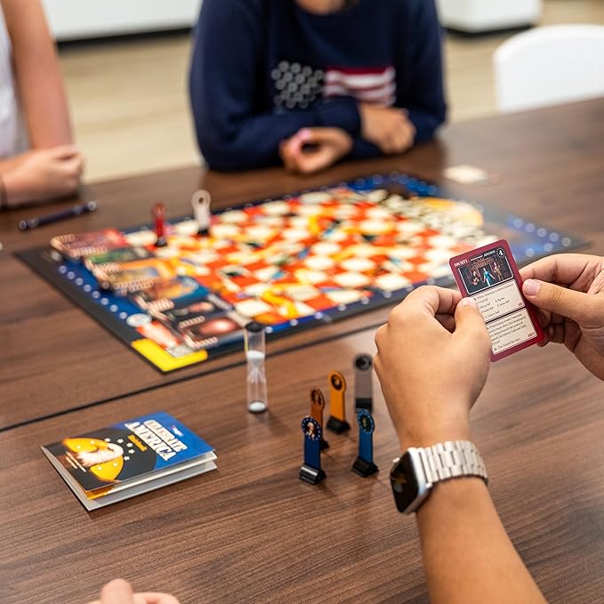 Celebrate America - Race to The White House Board Game, USA Trivia Game, America’s 250th Anniversary Edition, Families & Kids 8+, 2+ Players, Made in America