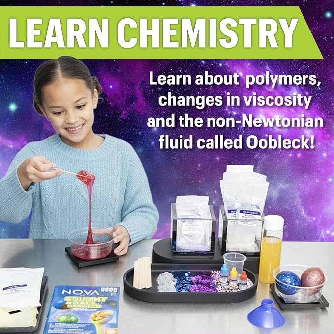 Squishy Ball Making Kit & DIY Stress Ball Science Lab by MindWare | Hands-on experiments kids set up and run themselves. Includes 6 stirring sticks and 6 balloons. Ages 8+.