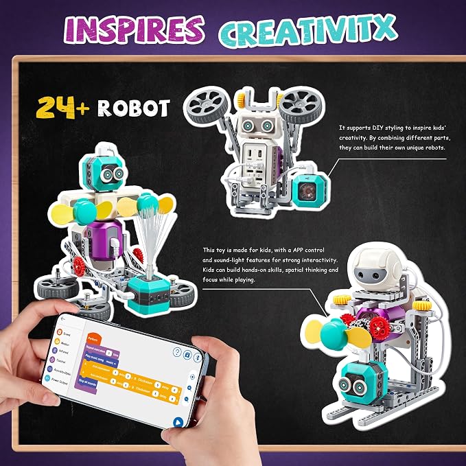 24-IN-1 STEM Circuit Science Experiments Robotics Kits Toys for Kids Ages 8-12 9-12, 10 11 12 Year Old Boys Gifts Toys, STEM Kit Toy for 10 11 12 Year Old Boys Gift, Gifts for Teen Boys Girls