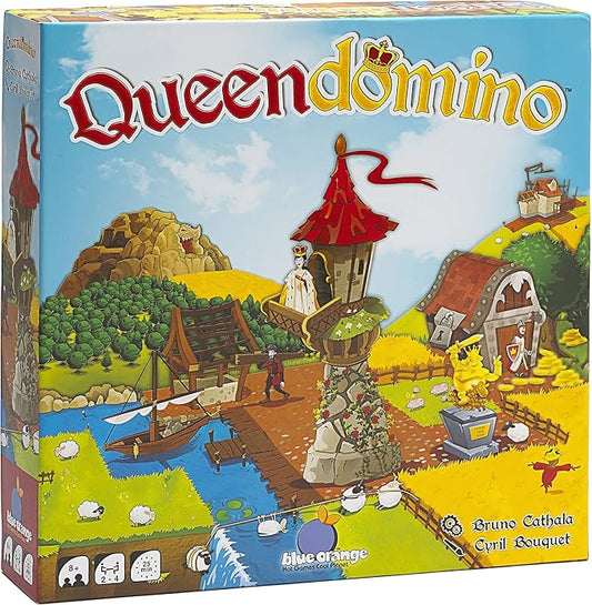 Blue Orange Games Queendomino Board Game - Family or Adult Strategy Board Game for 2 to 4 Players. Recommended for Ages 8 & Up