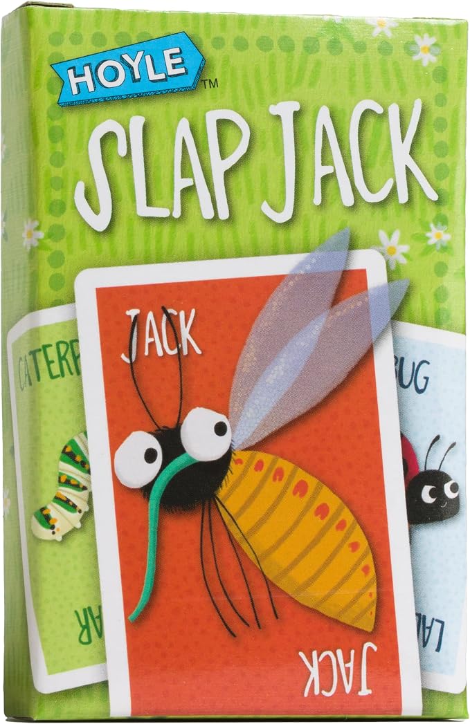 Hoyle 6-in-1 Kids Card Game Pack Go Fish Memory Old Maid Ages 3 Plus | 6 games in 1 pack Go Fish Memory Old Maid Crazy Eights Slap Jack and Matching, Ages 3 and up, 15 minutes or less