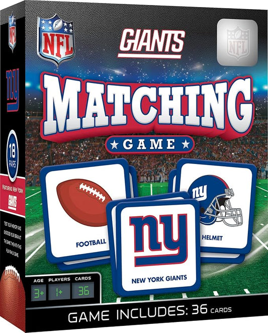 MasterPieces Officially Licensed NFL New York Giants Picture Matching Card Game for Kids and Families