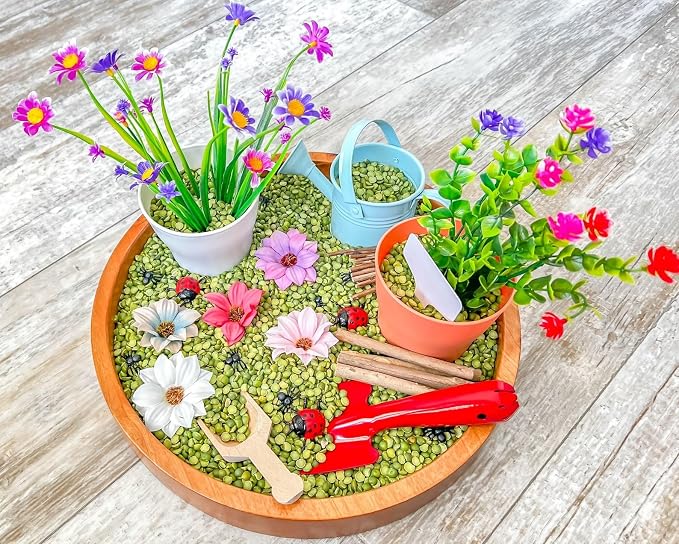 Kids Sensory Bins Montessori Sensory bin, Sensory Toys, Sensory Bins, Sensory Bin for Preschoolers (Gardening)