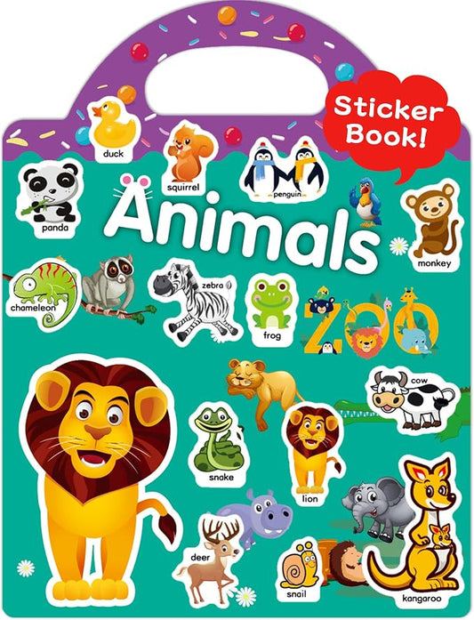 Benresive Reusable Sticker Book for Toddlers, Travel Stickers for Kids | Toddler Travel Activities Toys, Birthday Gifts for Boys & Girls, Airplane Travel & Road Trip Essentials Kids