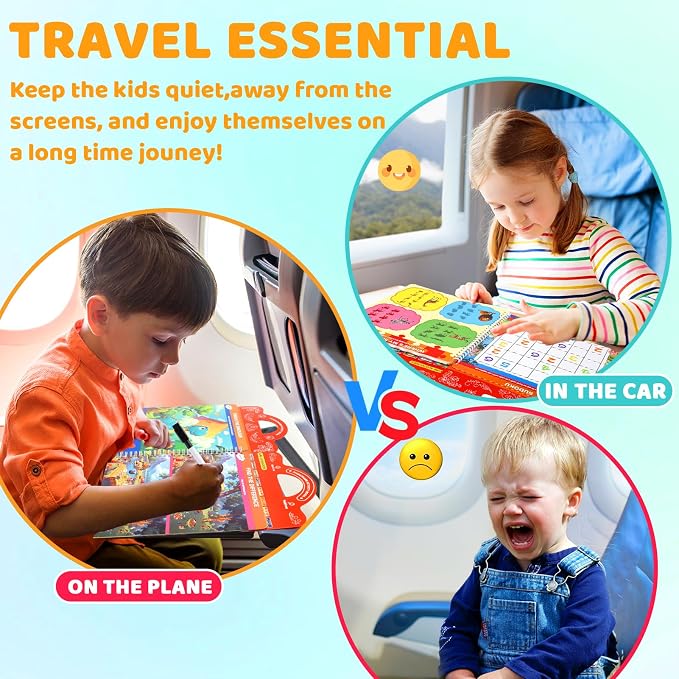 Search and Find Activity Book for Kids Ages 3-5, Toddler Toys Travel Games | Preschool Learning Activities, Kids Busy Book for Car Airplane Road Trip Essentials, Perfect Easter Christmas Birthday Gift