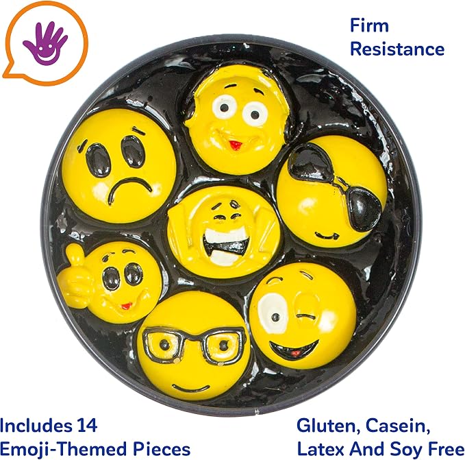 Fun & Function The Original Discovery Putty - Therapy Putty for Kids w/Hidden Emoji Pieces - Emoji Sensory for Kids with Special Needs
