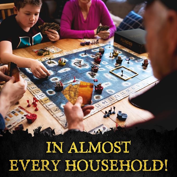 Plunder A Pirate's Life - Family Board Game for Adults and Kids | Strategy Board Game, Fun Family Game Night