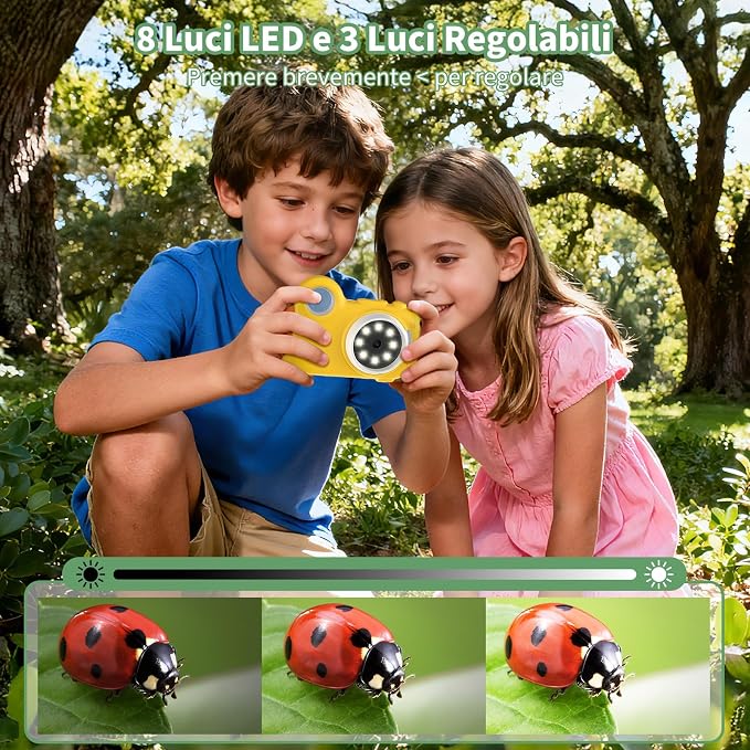 2 in 1 Microscope for Kids & Video Camera, Deepoter 1000X Digital Microscope with 2.0" Screen, Portable Handheld Kids Camera Toys, STEM Educational Science Kit Gifts for 3-12 Age Years Old Boys Girls | Pocket-Size Design Lightweight and Easy to Carry f...