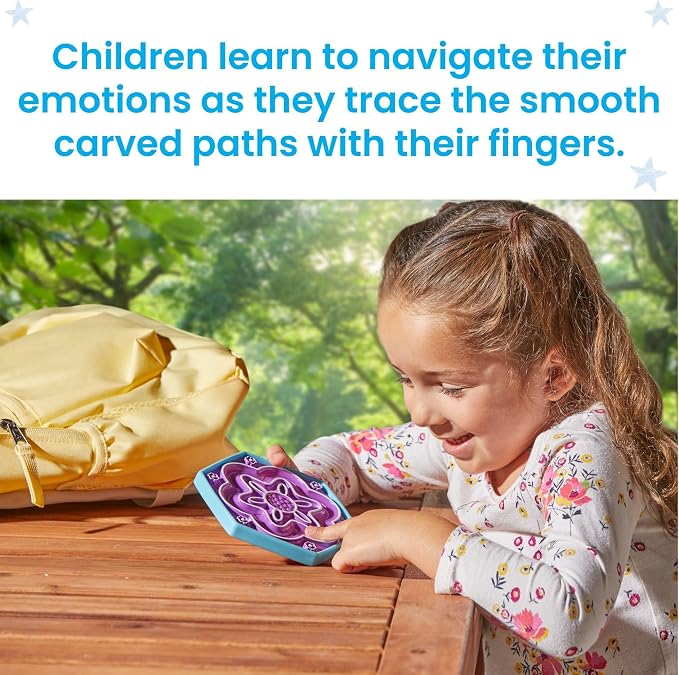 hand2mind Mindful Maze Garden Pack, Tactile Sensory Toys for Toddlers, Calm Down Corner Supplies, Mindfulness for Kids, Occupational Therapy Toys, Quiet Fidgets for Classroom, for Kids
