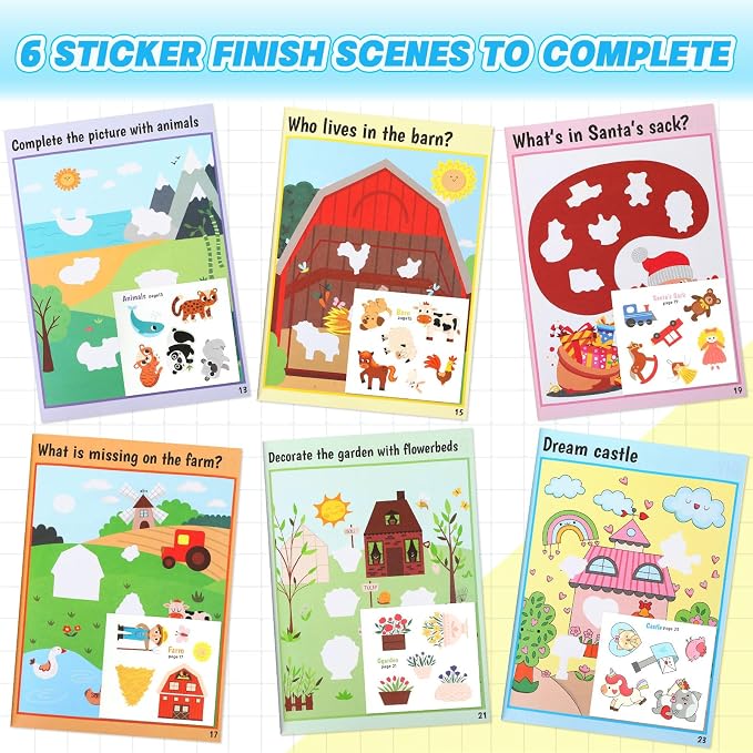 Seek And Find Sticker Book – Animal Camping Toddler Learning Gift | Keep Toddlers Busy with this Animal Camping Seek and Find Sticker Book—A Fun Learning Activity and Birthday Gift!