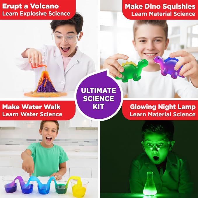 Doctor Jupiter Mega Science Gift Set for Kids Ages 8+, Birthday Gift | Set of Ultimate Science Kit & Space Science Kit, Birthday Gift for Boys, Girls Ages 9,10,11,12, STEM Educational Learning Toy