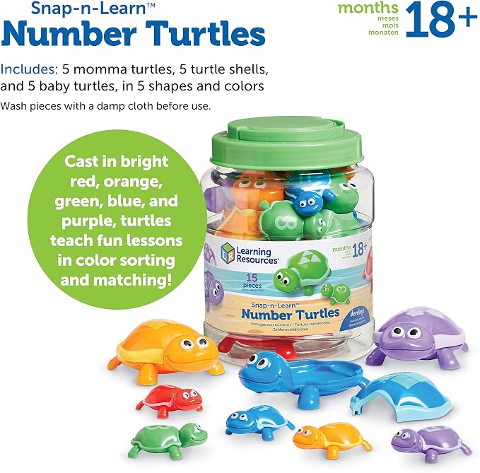 Learning Resources Snap-n-Learn Number Turtles