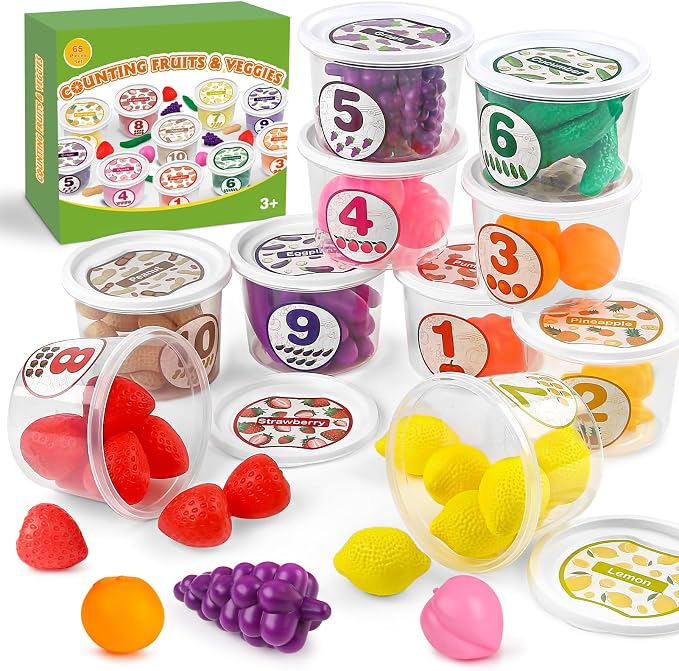 Joyreal Wooden Color Shape Sorting Toys for Toddlers, Montessori Fine Motor Skill Toy Matching Games, Preschool Learning Educational Toys Gifts for Boys and Girls (Kids Edition)