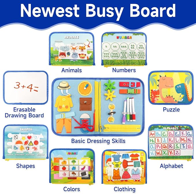 Felt Activity Book 1.0 – Portable Quiet Play Set