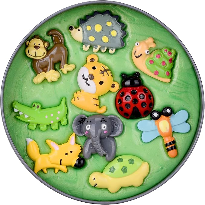 Play Putty Therapy Putty for Kids with Charms Green as Grass Theraputty Medium Resistance, Increase fine Motor Skills and Finger Strength, Occupational Therapy Toys