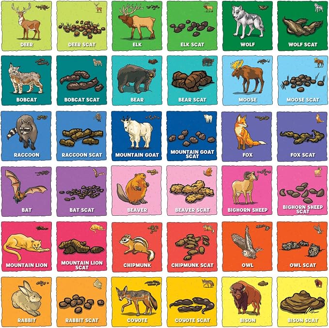 MasterPieces Licensed Kids Games - I Can Explore - Animal Poop Games for Kids & Family, Laugh and Learn
